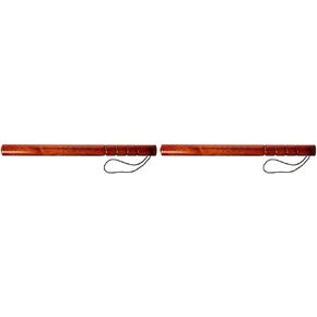 RoadPro RPTT2 18-Inch Weighted Wood Tire Thumper Safety Stick Big Rig Tire Pressure Fish Bat, Brown
