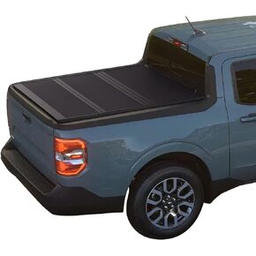 Low Profile Hard Folding Truck Bed Tonneau Cover, Compatible with 2022-2024 Maverick 4'6"