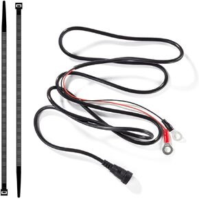 UTSAUTO Electric Shield Power Cord 4.6ft Helmet Heated Face Shield Cord Power Cord Shield Heated Visor Cord