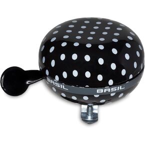 Basil Polkadot Big Bicycle Bell - Ding Dong - 3 inches