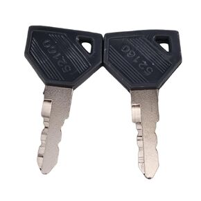 2PCS Ignition Keys 198360-52160 194155-52160 1A7880-52100 LVA803606 AM879480 Compatible with John Deere 2305 2210 2320 2520 2720 4100 4010 4110 4115 Tractors
