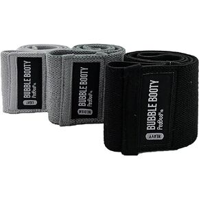 3 Pack, Get Sexy and Slimmer with Our Non Slippery Fabric Booty Bands with Full Training Video, Perfect for Glute and Legs Workout, Pilates Flexbands