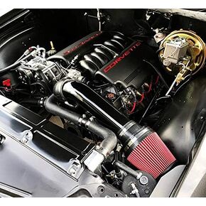 LS Swap Cold Air Intake - Black LS1 LS2 LSX Restomod A-Body G-Body Camaro Chevelle GTO Monte Carlo Caprice
