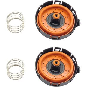 2 PCS PCV Valve Positive Crankcase Ventilation for 2002-2010 BMW 545i 550i 645Ci 650i 745Li 745i 750Li 750i X5 Alpina B7 4.4L 4.8L 11127537733 11127547058
