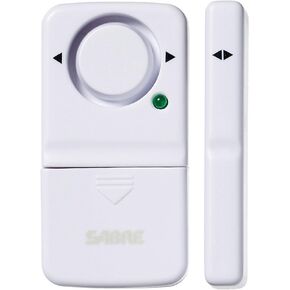 SABRE Wireless Home Security Door Window Burglar Alarm with LOUD 120 dB Siren, DIY EASY to Install in Kuwait