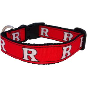 NCAA Rutgers Scarlet Knights Dog Collar (Team Color, Small)