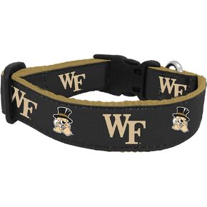 NCAA Wake Forest Demon Deacons Dog Collar (Team Color, Medium)