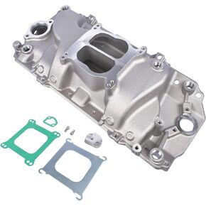 Dual Plane Intake Manifold Replacement for Chevy Big Blocks with Oval Intake Ports V8 6.5L 6.6L 7.0L 7.4L 53001 396-502