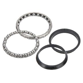 Steering Ball Bearing, Steel 37mm/1.5in Electric Scooter Steering Ball Bearing with Washer Fork Bearing Part