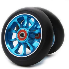 2PCS Replacement 110mm Pro Scooter Wheel with ABEC 9 Bearings Fit for MGP/Razor/Lucky Pro Scooters