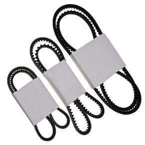 JEENDA Belt Set 78-629 78-603 78-1341 Compatible with Thermo King SB SB190 SB200 SB210 SB230 SB310 SB-190 SB-200 SB-210 SB-230 SB-310 SB-300 SB-400 SB-100 3 Piece Belts