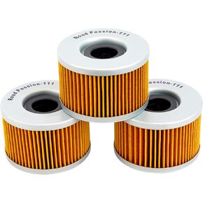 Road Passion 111 Oil Filter for HONDA TRX650FA/TRX650FGA/TRX680FGA/TRX400/TRX500/CM450/CMX450/CX500/GL500/GL650 (pack of 3)
