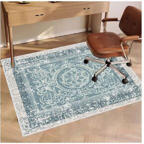 Office Chair Mat for Hard Floors, Desk Chair Rug Protector for Rolling Chair, Anti-Slip Computer Gaming Chair Mat, Carpet Mats for Home Office(Purple,3×4ft/36×48in)