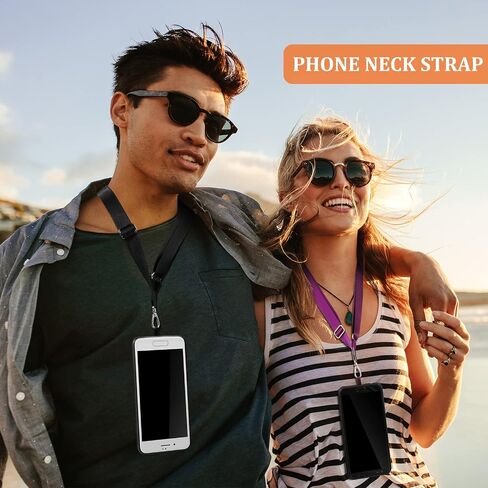 Weewooday 3 Pieces Universal Phone Lanyards, Adjustable Phone Neck Strap with 3 Pads Compatible with Phone Case Key in Saudi Arabia
