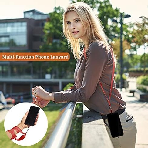 Weewooday 3 Pieces Universal Phone Lanyards, Adjustable Phone Neck Strap with 3 Pads Compatible with Phone Case Key in Saudi Arabia