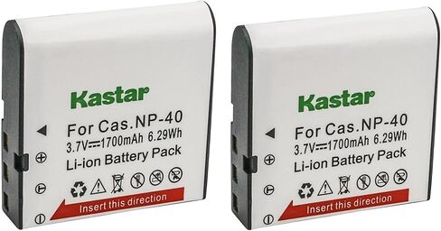 Kastar 3-Pack Battery NP-40 Replacement for Minolta NP-40 Battery, Minolta MN4K100Z 4K Ultra HD, Minolta MN4K30NV 4K Ultra HD / 30 MP, Minolta MN100HDZ 1080P HD Camcorder w/10x Optical Zoom Camcorder in Saudi Arabia