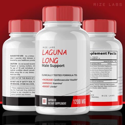 (3 عبوات) مكمل لاجونا الطويل للذكور، تقييمات لاجونا الطويلة، لاجونا لونج للرجال، حبوب لاجونا لونج للسحر، قوة لاجونا، دعم القدرة على التحمل، حبوب لاجونا، باستيلاس دي لاجونا (180 كبسولة) in Kuwait