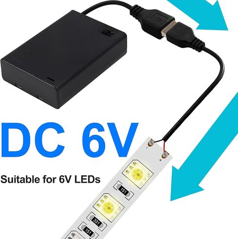 2 قطعة 2 AA حامل البطارية USB التبديل 3 فولت USB أنثى المقبس 2X1.5 فولت AA بطارية حامل الصندوق تشغيل/إيقاف التبديل ل RC سيارات مصباح ليد in Kuwait