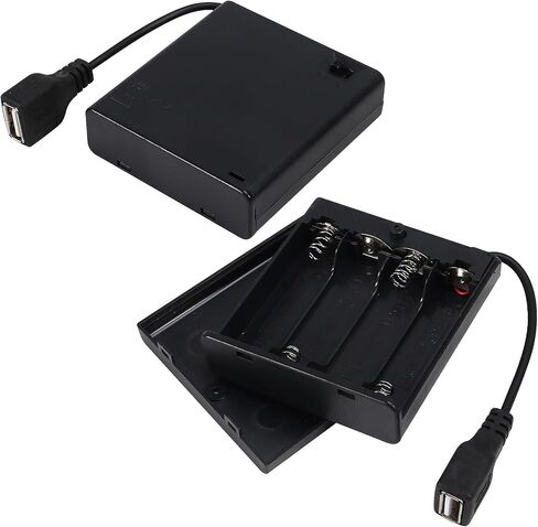 2 قطعة 2 AA حامل البطارية USB التبديل 3 فولت USB أنثى المقبس 2X1.5 فولت AA بطارية حامل الصندوق تشغيل/إيقاف التبديل ل RC سيارات مصباح ليد in Kuwait