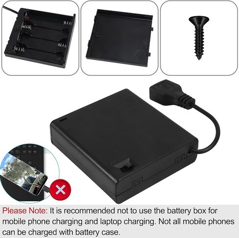 2 قطعة 2 AA حامل البطارية USB التبديل 3 فولت USB أنثى المقبس 2X1.5 فولت AA بطارية حامل الصندوق تشغيل/إيقاف التبديل ل RC سيارات مصباح ليد in Kuwait
