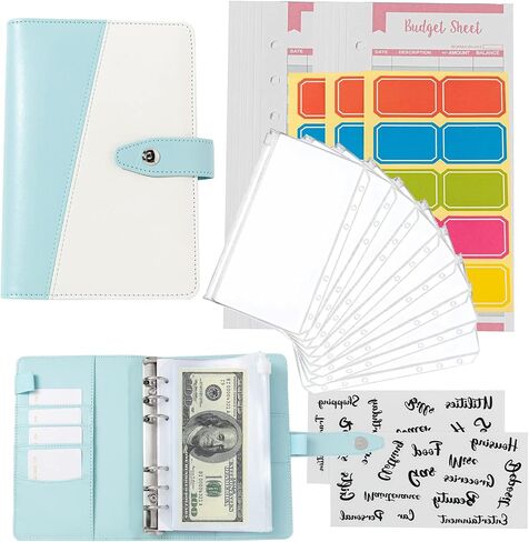 Budget Binder Money Organizer for Cash Cash Envelopes for Budgeting Budget Binder with Cash Envelopes (Pink) in Saudi Arabia