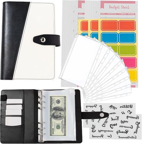 Budget Binder Money Organizer for Cash Cash Envelopes for Budgeting Budget Binder with Cash Envelopes (Pink) in Saudi Arabia