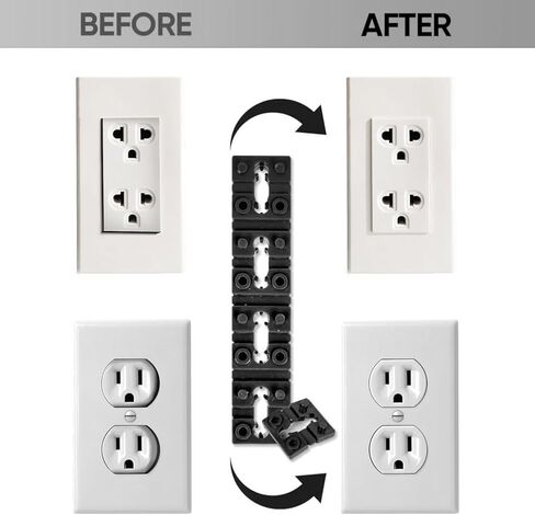 148 قطعة فواصل مخرج لصندوق كهربائي مع 10 قطع براغي طويلة للمنافذ الكهربائية، مفتاح كهربائي وفواصل للوعاء، طقم موسع للحشوات لمخرج فضفاض للبلاط باكسبلاش in Kuwait