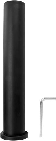 Olympic Adapter Sleeve-Barbell Adapter Sleeve PP Black Converts 1inches Standard Weight Plate Posts to 2inches Olympic Weight Plate Posts(303mm) in Saudi Arabia
