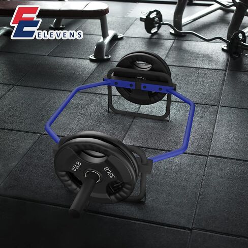 Elevens Hex Bar Trap Bar Deadlift 300lbs سعة الوزن 2 بوصة قضيب رفع الأثقال الأوليمبي يتغاضى عن صالة الألعاب الرياضية المنزلية in Kuwait