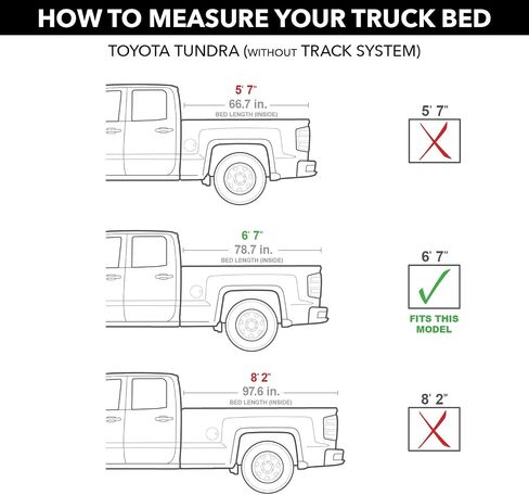 غطاء تونيو لسرير الشاحنة من RealTruck TruXedo TruXport ناعم قابل للطي | 275801 | يناسب 2014 - 2021 Toyota Tundra (باستثناء صناديق التخزين ذات الإصدار الخاص Trail) سرير 6 أقدام و7 بوصات (78.7 بوصة) in Saudi Arabia