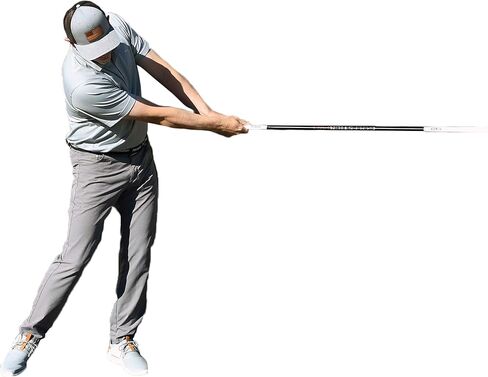 مساعد مدرب أرجوحة الجولف K-Musculo GolfStickPro - عصا إحماء مزدوجة الأطراف للرجال والنساء تعمل على تحسين المسافة وقوة الضرب والسرعة - عمود ماميا متين مع مقابض جولة 2G in Kuwait
