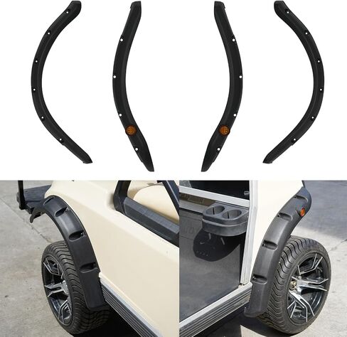 مشاعل الحاجز الأمامي الخلفي لعربة الجولف 4 قطعة لسيارة النادي السابقة تتضمن أجهزة معدنية in Kuwait