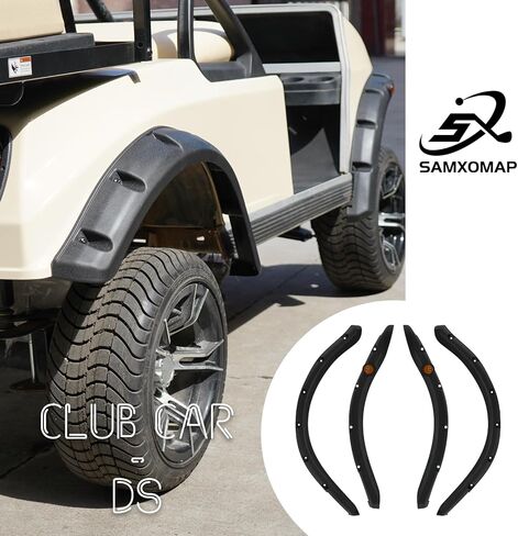 مشاعل الحاجز الأمامي الخلفي لعربة الجولف 4 قطعة لسيارة النادي السابقة تتضمن أجهزة معدنية in Kuwait