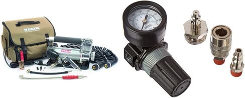 VIAIR 450P-RV - 45053 Tire Inflator Portable Air Compressor with RV Inflation Gun, 90 Degree Chuck | 12V Tire Pump Air Compressor Portable Heavy Duty 150 PSI, Any Tire Size, Alligator Clips in Saudi Arabia