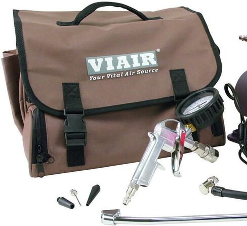 VIAIR 450P-RV - 45053 Tire Inflator Portable Air Compressor with RV Inflation Gun, 90 Degree Chuck | 12V Tire Pump Air Compressor Portable Heavy Duty 150 PSI, Any Tire Size, Alligator Clips in Saudi Arabia