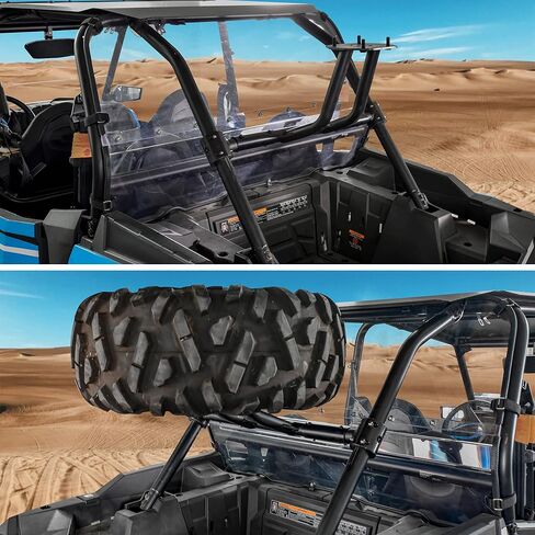 حامل حامل الإطارات الاحتياطية من SAUTVS لـ Polaris RZR XP 1000، حامل الإطارات الاحتياطية الخلفية يناسب ما يصل إلى 31 بوصة حامل الإطارات الاحتياطية للخدمة الشاقة لعام 2014-2023 Polaris RZR XP 1000 / 4 1000 / ملحقات Turbo in Saudi Arabia