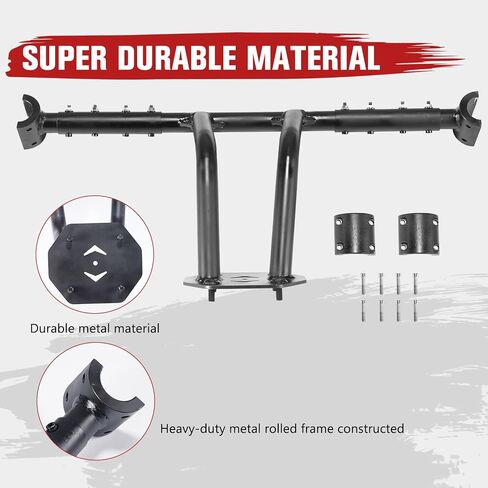 A & UTV PRO Spare Tire Carrier for 2020 2021 2022 2023 Polaris RZR PRO XP / 4 Accessories, UTV Spare Tire Mount Rack Holder, Powder Coated Steel Material, No Drilling or Welding Required in Saudi Arabia