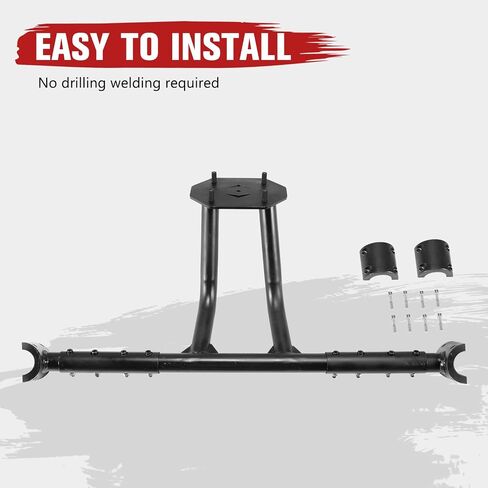 A & UTV PRO Spare Tire Carrier for 2020 2021 2022 2023 Polaris RZR PRO XP / 4 Accessories, UTV Spare Tire Mount Rack Holder, Powder Coated Steel Material, No Drilling or Welding Required in Saudi Arabia