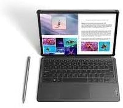 Lenovo Tab P12-2023 - تابلت موسع بشاشة تعمل باللمس - شاشة 12.7 بوصة 3K - كاميرا 13 ميجابكسل - ذاكرة 8 جيجابايت - تخزين UFS 128 جيجابايت - Android 13 - Dolby Atmos - مكبرات صوت JBL رباعية - قلم ولوحة مفاتيح متضمنة in Kuwait