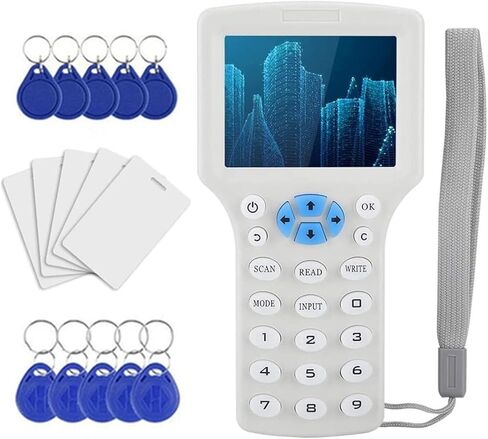 JYT-Tools RFID NFC Copier Reader Writer Cloner English 10 تردد مبرمج لبطاقة الهوية IC / Keyfob ونظام التحكم في الوصول إلى مفتاح UID 13.56 ميجا هرتز in Kuwait