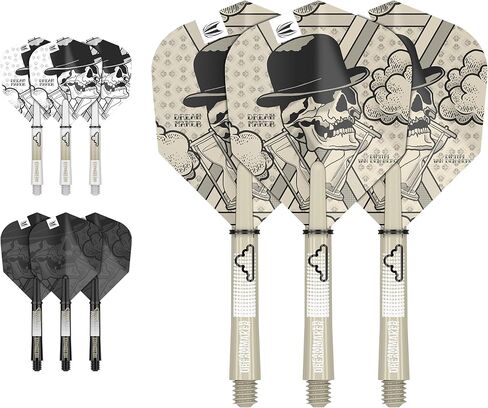 سهام الهدف تصميم حبر ديمتري فان دن بيرغ رقم ​​6 سيقان أعمدة رحلات السهام - 9 رحلات و9 أعمدة في المجموع in Kuwait