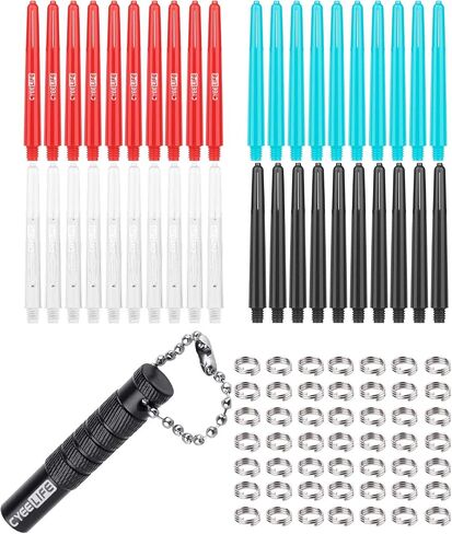 CyeeLife Dart Remove Tool with 100 Spring O Rings and 40 Shafts,Broken shafts and Tips Remover Accessories kit in Saudi Arabia