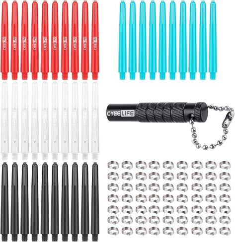 CyeeLife Dart Remove Tool with 100 Spring O Rings and 40 Shafts,Broken shafts and Tips Remover Accessories kit in Saudi Arabia