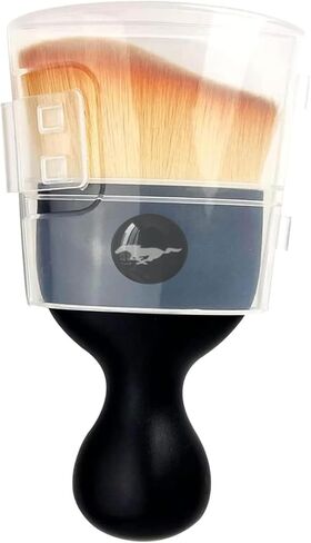 فرشاة تنظيف داخلية للسيارة، أداة تنظيف فائقة النعومة، فرشاة سميكة لتفصيل غبار السيارة من أجل فتحات تكييف الهواء للوحة قيادة السيارة موستانج، ملحقات السيارة in Kuwait