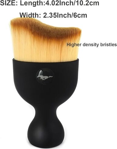 فرشاة تنظيف داخلية للسيارة، أداة تنظيف فائقة النعومة، فرشاة سميكة لتفصيل غبار السيارة من أجل فتحات تكييف الهواء للوحة قيادة السيارة موستانج، ملحقات السيارة in Kuwait