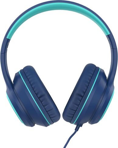 JOMILIN A8 Over-Ear Headphones with Microphone, Lightweight Folding Stereo Bass Headset with 1.5M No-Tangle Cord, Portable Wired Headphones for Smartphone Tablet Computer MP3 / 4 (Black) in Kuwait