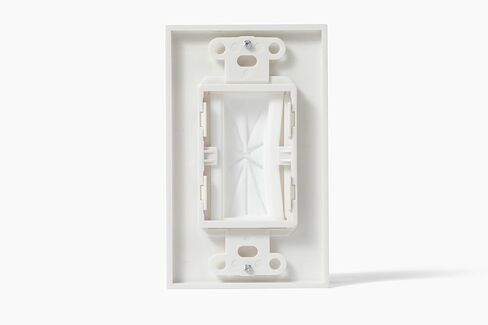 Buyer's Point Wall Plate Cable Pass Through, Single Gang Decorator Wall Plate Cover, Flexible Rubber Wall Grommets Insert for Low Voltage Cables, Wall Mount TV, Home Theater System, White (5 Pack) in Saudi Arabia