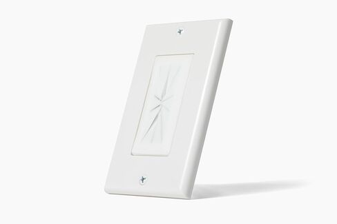 يمر كابل لوحة الحائط من المشتري، غطاء لوحة حائط مزخرف بعصابة واحدة، حلقات حائط مطاطية مرنة للكابلات ذات الجهد المنخفض، تلفزيون مثبت على الحائط، نظام المسرح المنزلي، أبيض (5 عبوات) in Kuwait