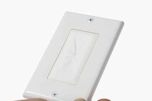 يمر كابل لوحة الحائط من المشتري، غطاء لوحة حائط مزخرف بعصابة واحدة، حلقات حائط مطاطية مرنة للكابلات ذات الجهد المنخفض، تلفزيون مثبت على الحائط، نظام المسرح المنزلي، أبيض (5 عبوات) in Kuwait