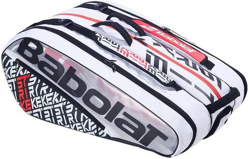 مضرب BABOLAT RH X 12 Pure Strike للبالغين من الجنسين بلانك روج MYS (أبيض) مقاس واحد in Saudi Arabia